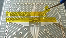 smd soldering،مراحل نصب تراشه بر روی مادربرد در فناوری لحیم کاری1